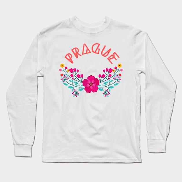 Prague Beuty Long Sleeve T-Shirt by karacayart